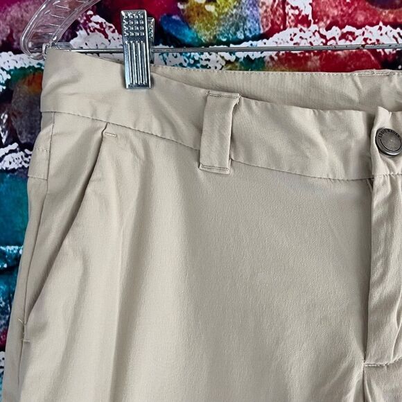 Eddie Bauer Travex Bermuda Hiking Shorts Khaki Tan Size T8 - Picture 3 of 9